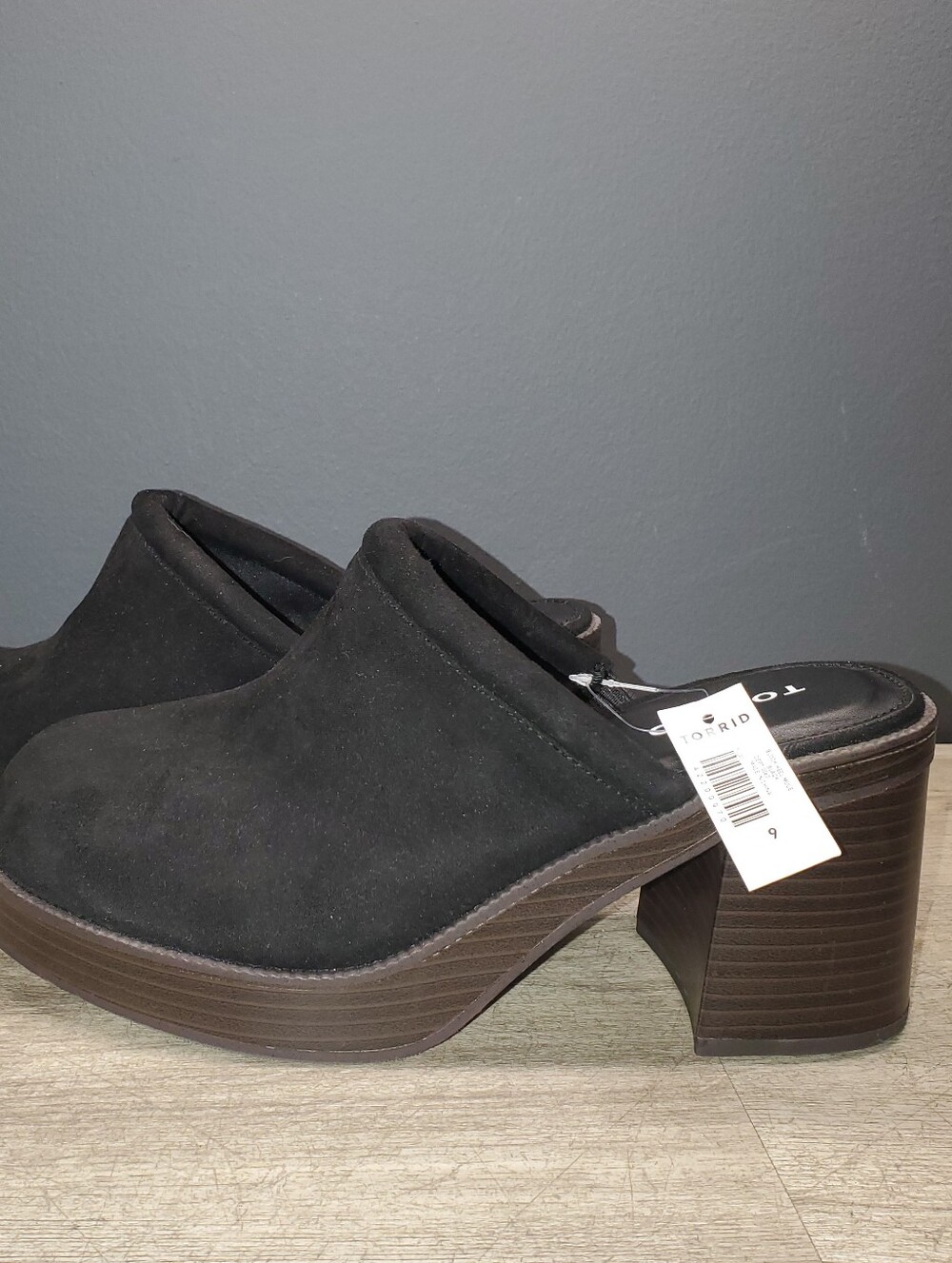 NWT Torrid Block Heel Mule Size 9WW